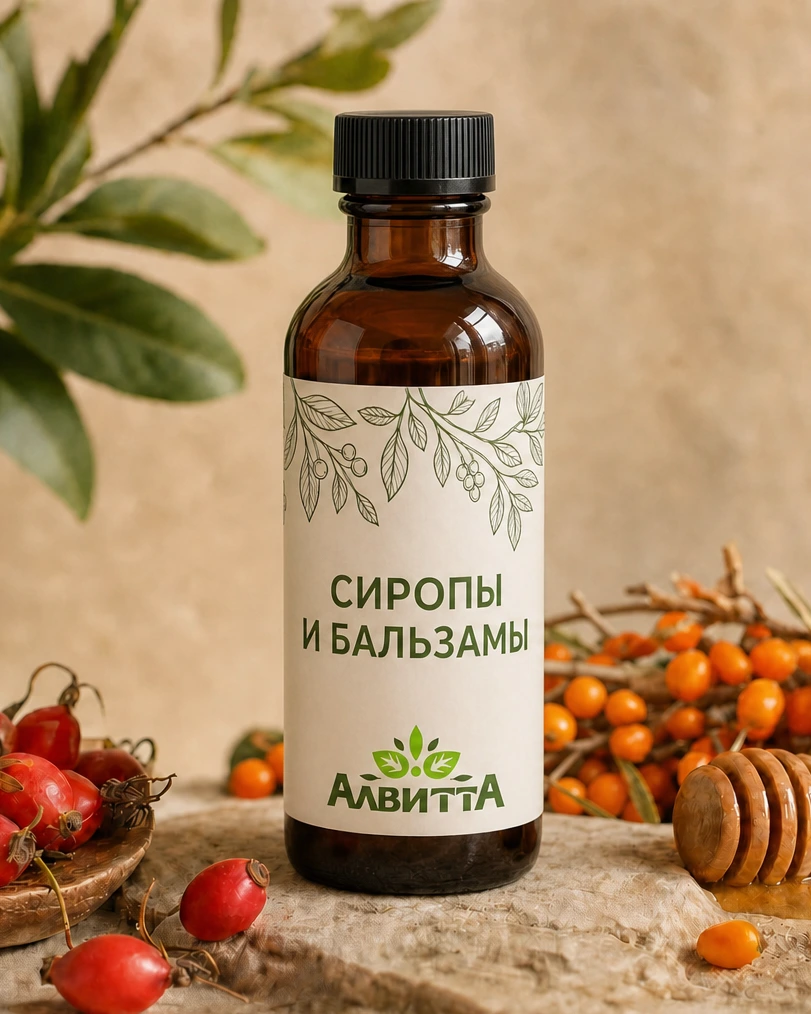 Алтайские сиропы и бальзамы