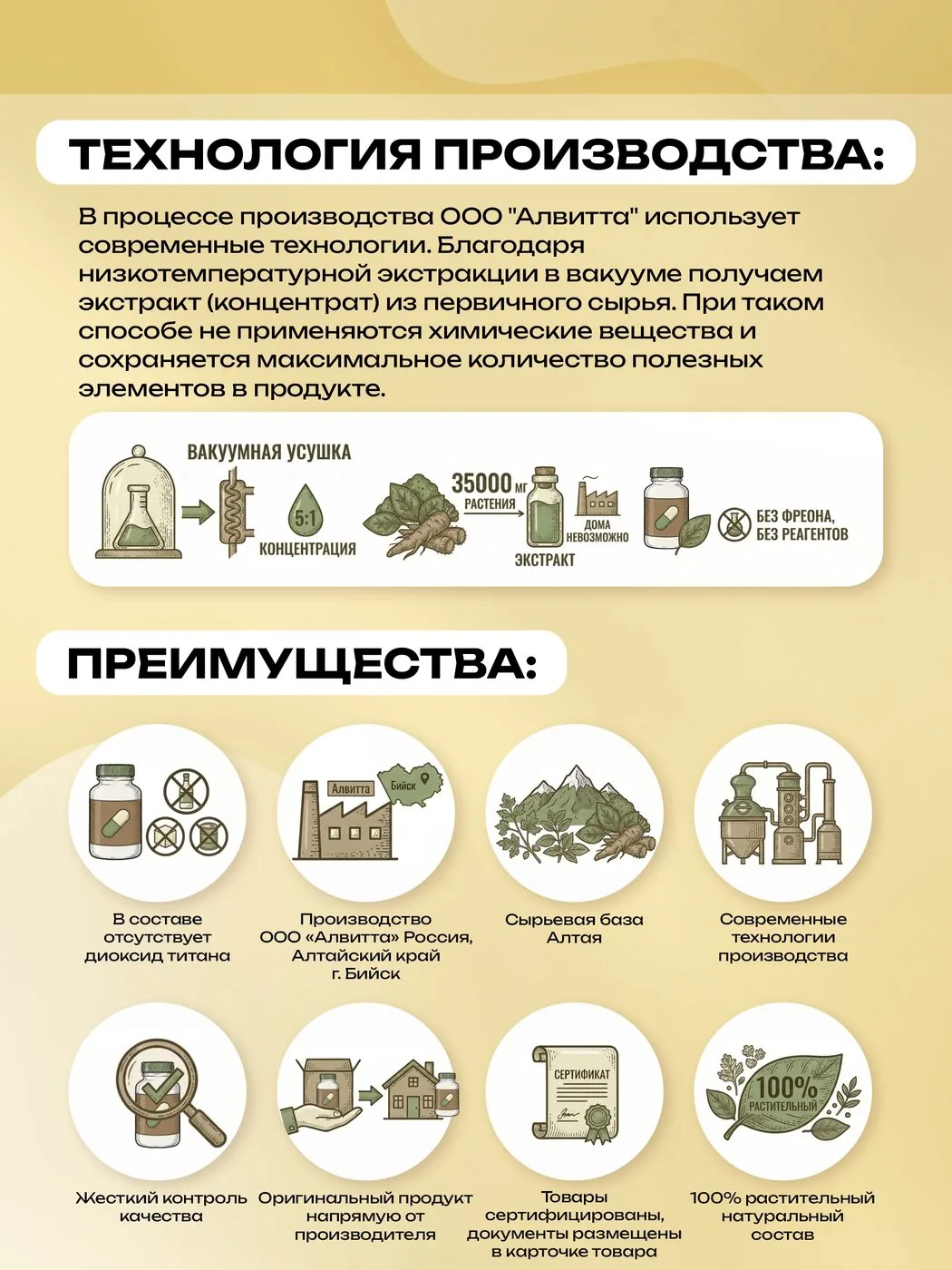 Астрагал экстракт (45/90 капсул) по 500 мг