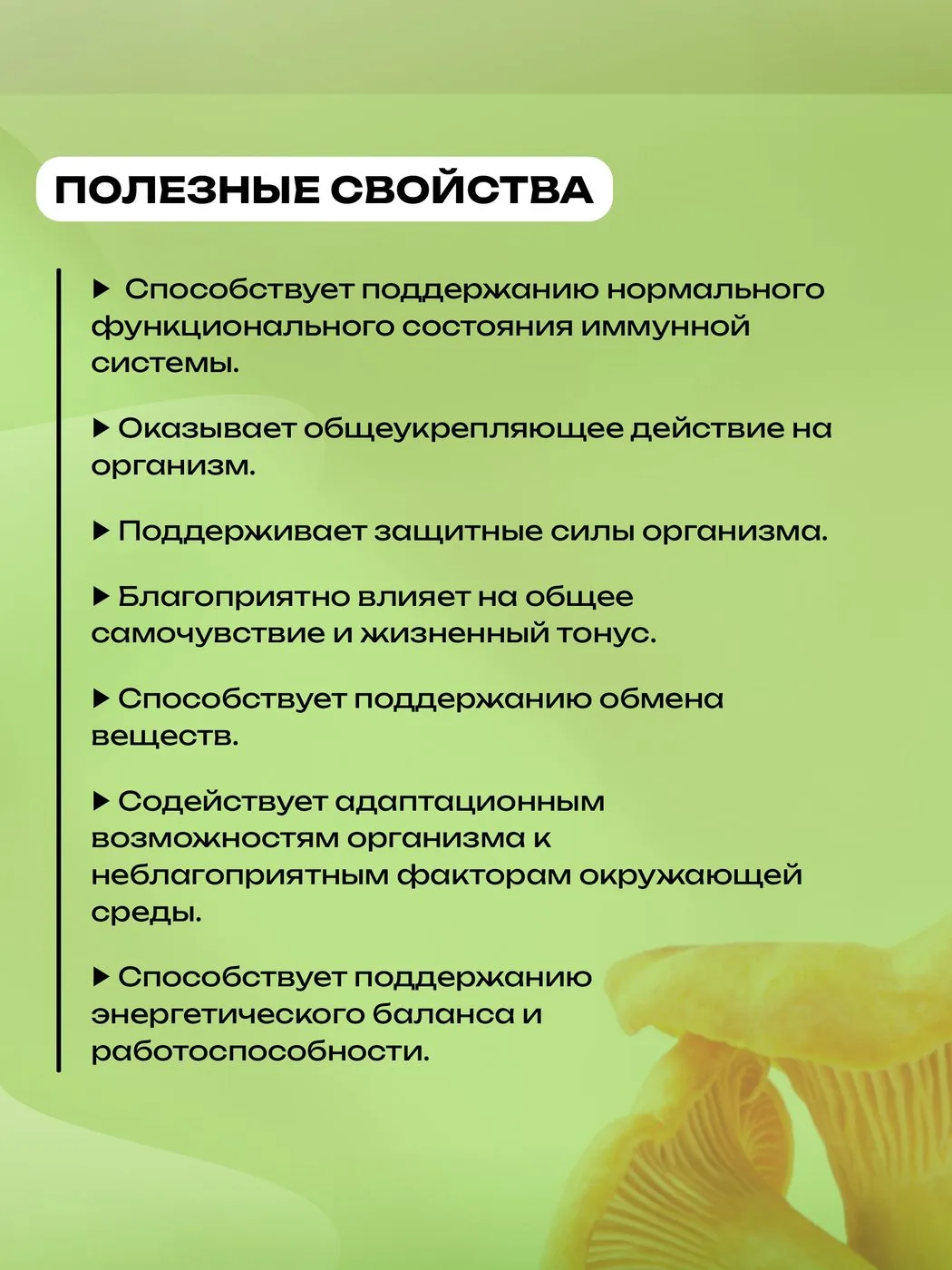 Лисички сушеные грибы экстракт в капсулах (45/90 капсул)
