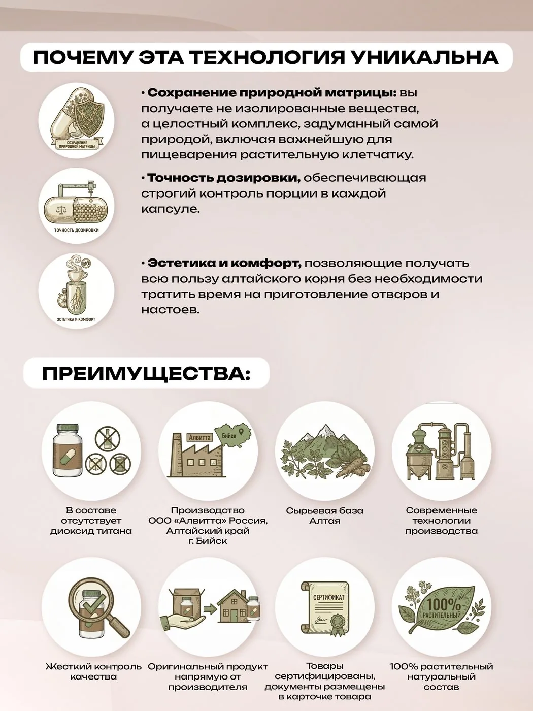 Корень лопуха натуральный (90 капсул)