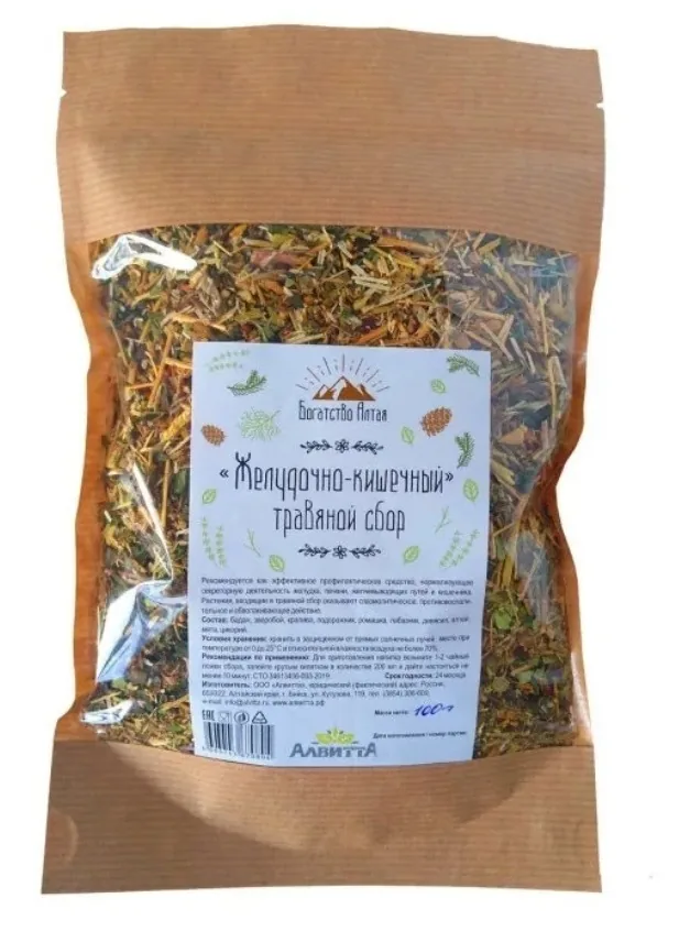 Травяной сбор алтайский чай Желудочно-кишечный